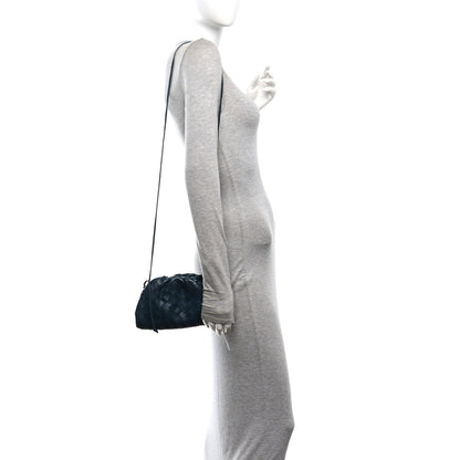 Bottega Veneta Nappa Intrecciato The Mini Pouch Deep Blue 2 of 10