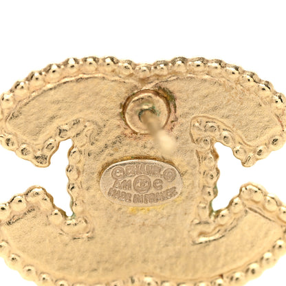 Chanel Metal Pearl CC Earrings Gold 4 of 4