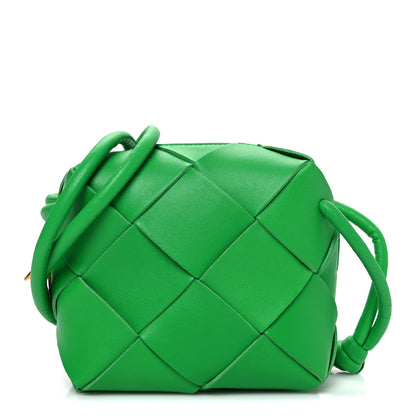 Bottega Veneta Lambskin Maxi Intrecciato Mini Cassette Camera Bag Parakeet 1 of 9