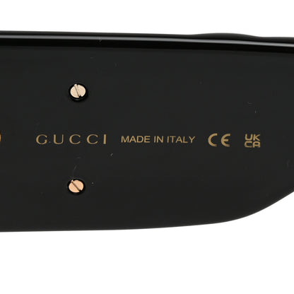 Gucci Acetate Frame GG Marmont Logo Sunglasses GG0810S Black 6 of 7