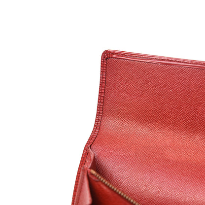 Louis Vuitton Epi Sarah Wallet Coquelicot 14 of 18