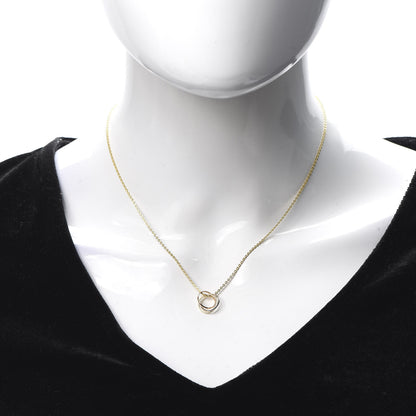 Cartier 18K Pink Yellow White Gold Baby Trinity Pendant Necklace 2 of 7