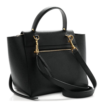 Celine Grained Calfskin Micro Belt Bag Black 3 of 11