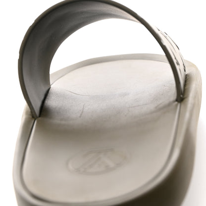 Louis Vuitton Rubber Monogram Embossed Sunbath Flat Mule 38 Kaki 9 of 10