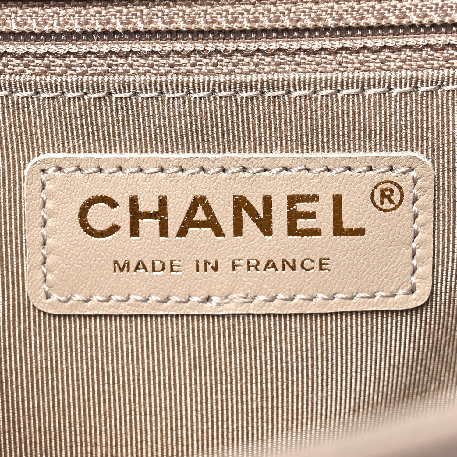 Chanel Caviar Quilted New Medium Boy Flap Dark Beige 6 of 11