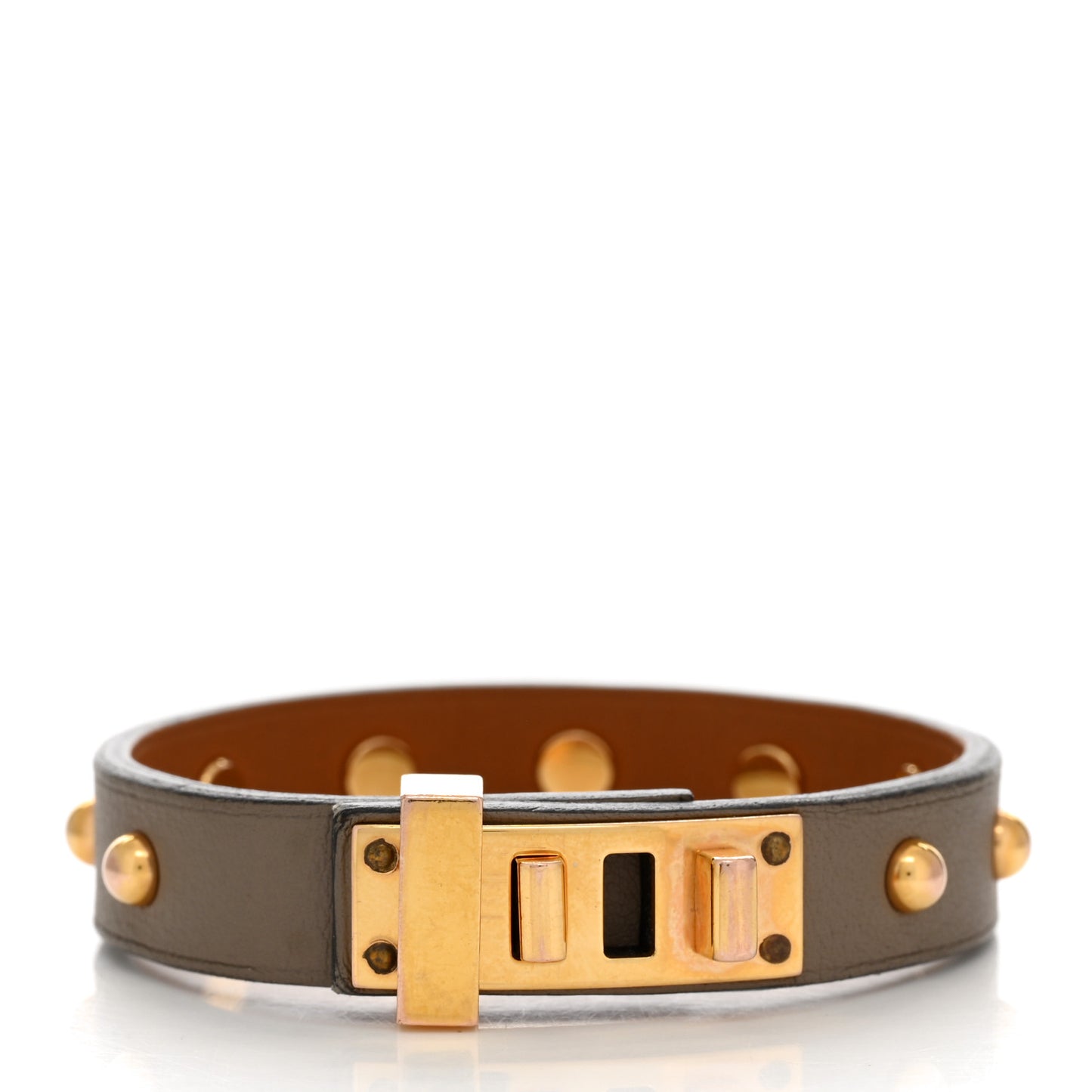 Swift Mini Dog Clous Ronds Bracelet Gris Asphalte