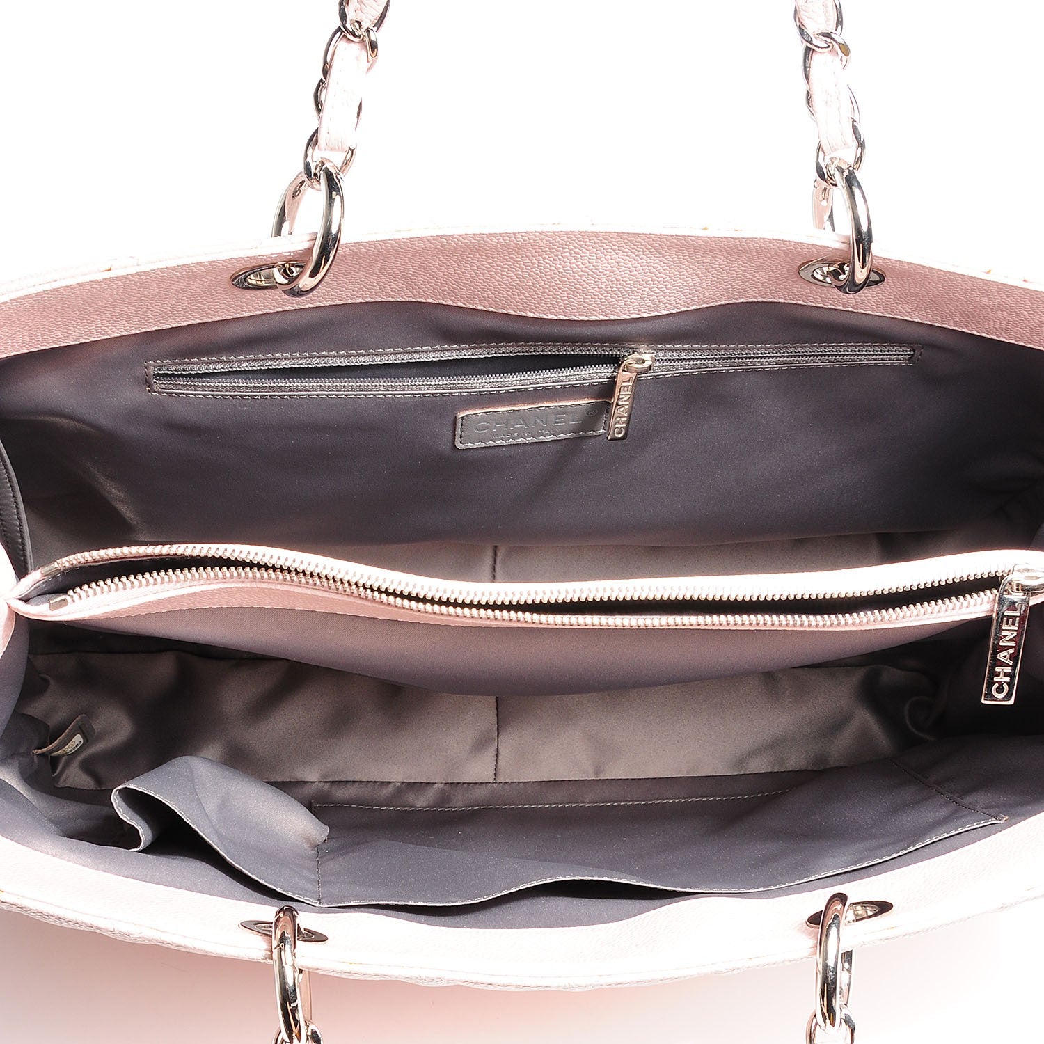 Chanel Caviar XL Grand Shopping Tote GST Light Pink 7 of 7
