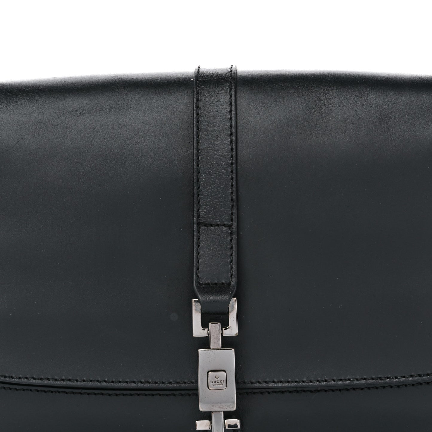 Calfskin Small Jackie O Hobo Black