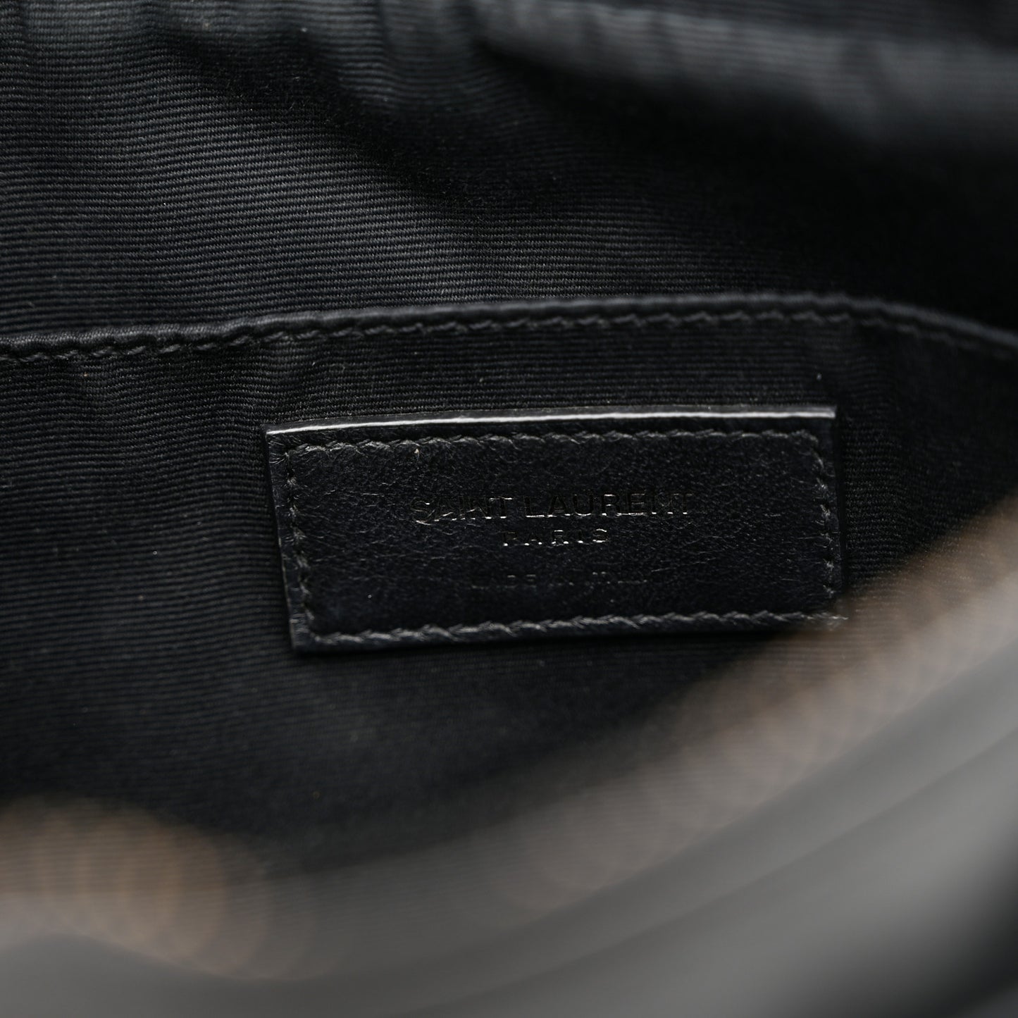 Calfskin Matelasse Monogram Lou Camera Bag Black