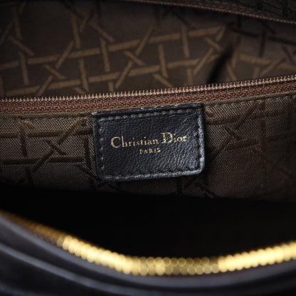 Christian Dior Lambskin Cannage Large Lady Dior Dark Brown 5 of 13