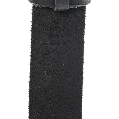 Gucci Faded Calfskin Double G 30mm Belt 85 34 Black 3 of 5