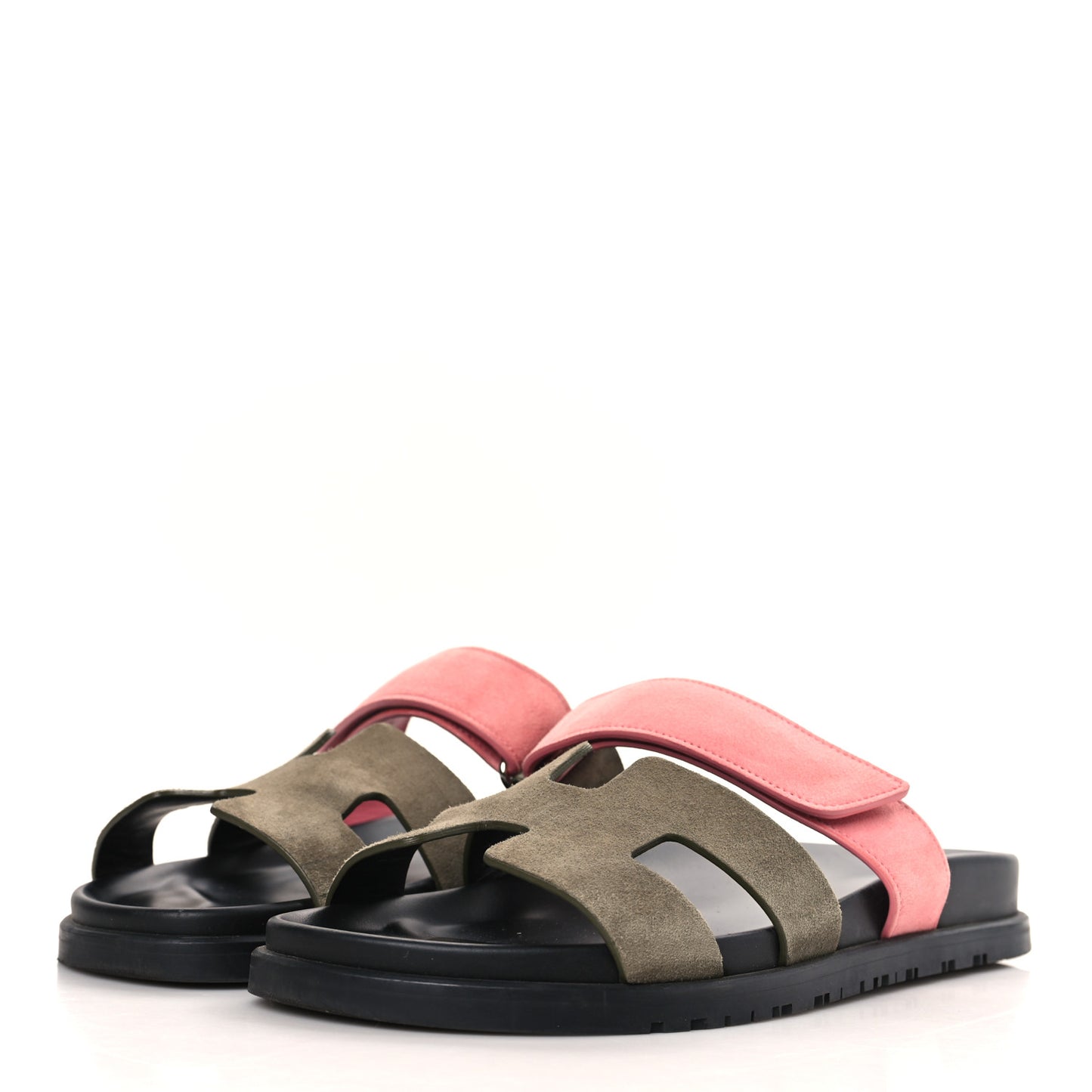 Suede Goatskin Womens Chypre Sandals 39.5 Toundra Rose Du Desert