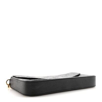 Louis Vuitton Empreinte Pochette Felicie Chain Wallet Black 5 of 10