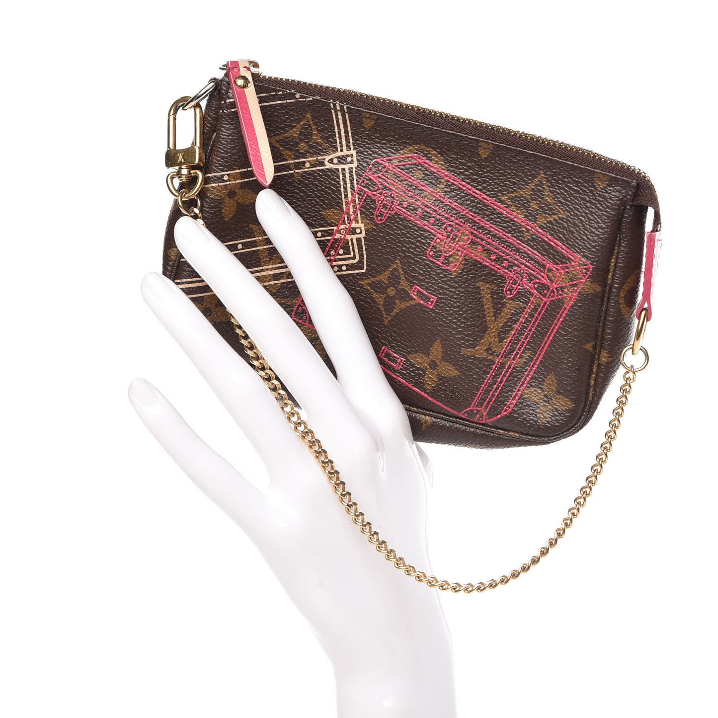Monogram 2014 Christmas Animation Mini Pochette Accessories