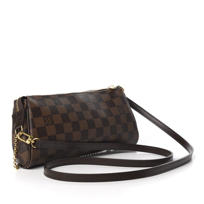 Louis Vuitton Damier Ebene Eva Clutch 2 of 10