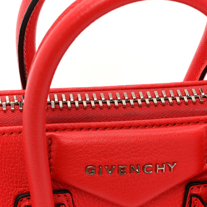 Givenchy Sugar Goatskin Mini Antigona Medium Red 11 of 15