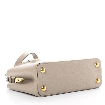 Louis Vuitton Taurillon Capucines BB Galet 4 of 14