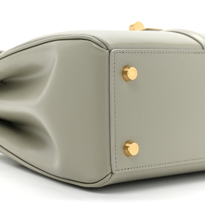 Celine Satinated Calfskin Small 16 Top Handle Bag Green Clay 13 of 13