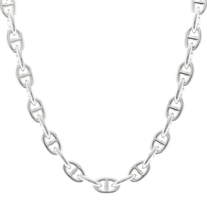 Hermes Sterling Silver Chaine D'Ancre Necklace PM 1 of 5