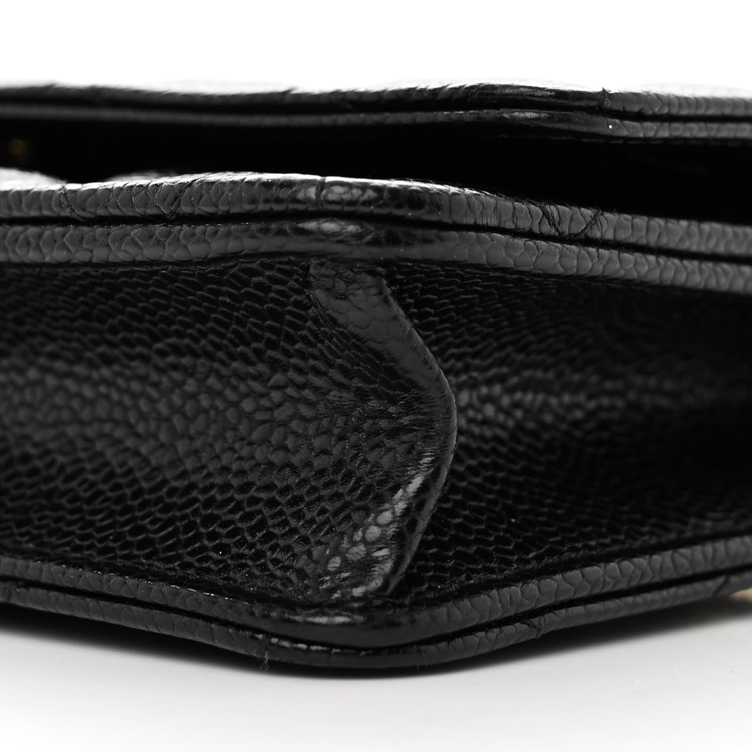 Chanel Caviar Quilted Wallet on Chain WOC Black 11 of 12