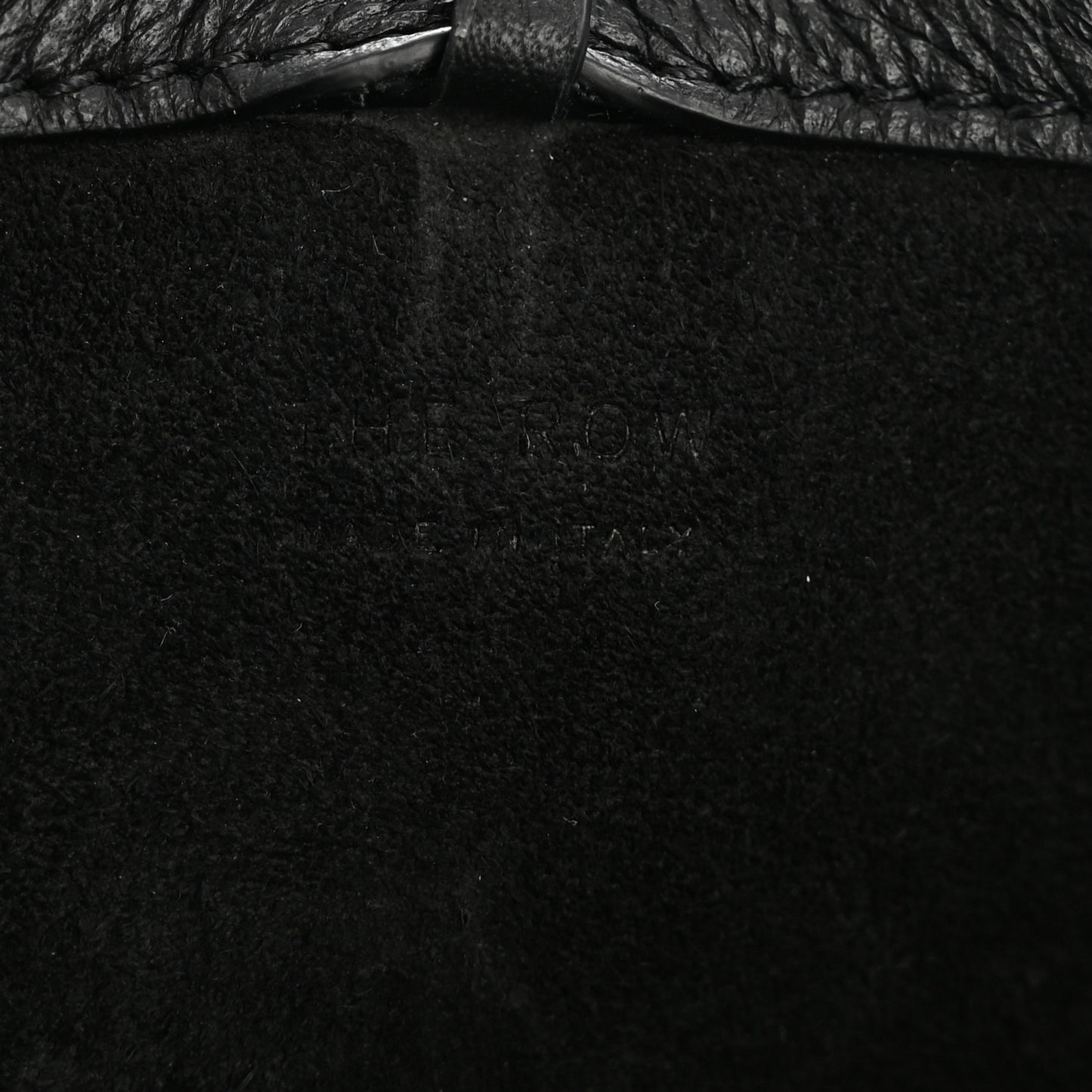 Grained Calfskin Small N/S Park Tote Black