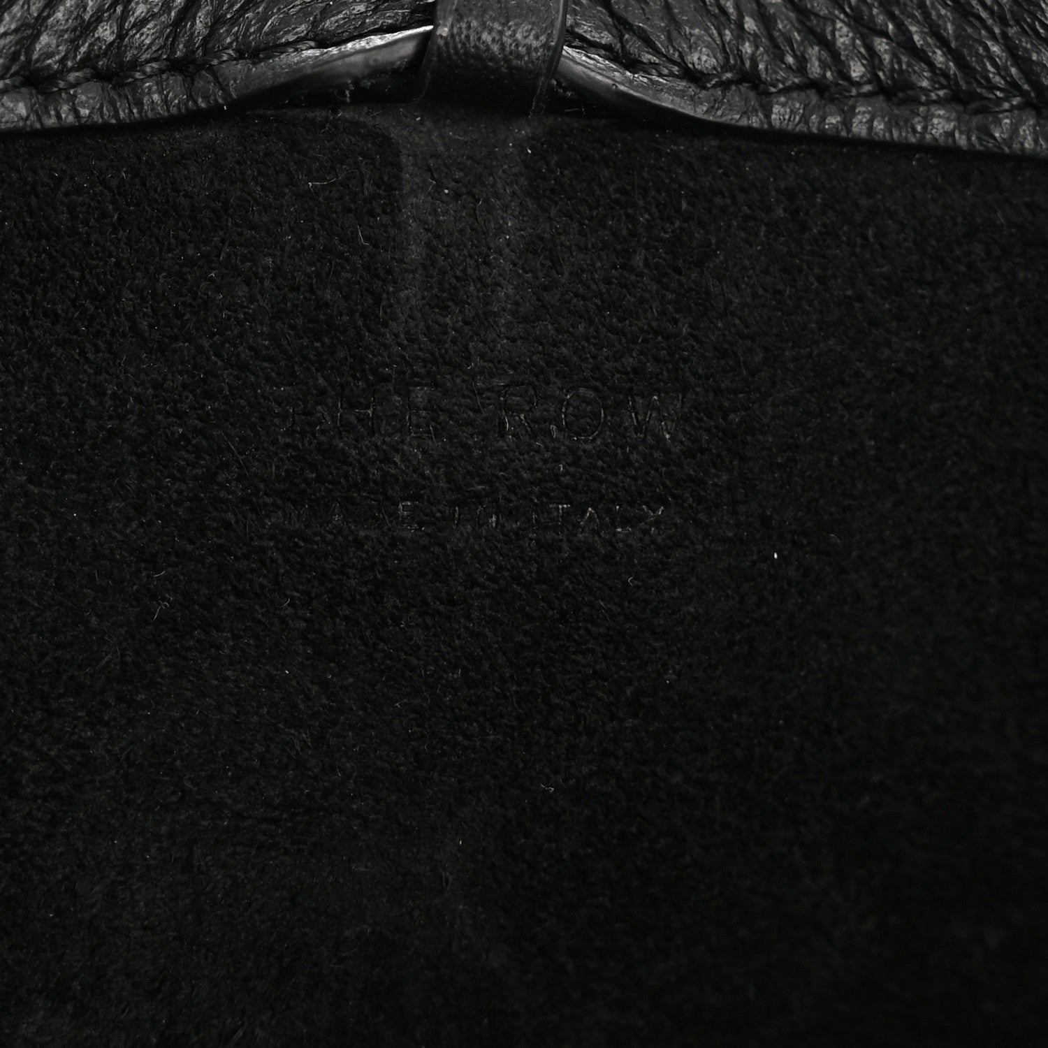 The Row Grained Calfskin Small N/S Park Tote Black 6 of 9