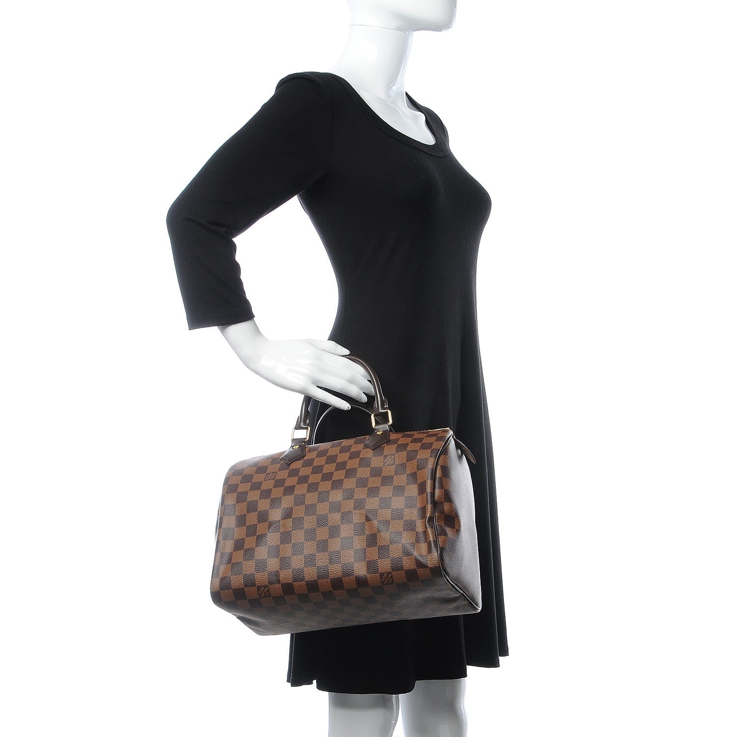 Louis Vuitton Damier Ebene Speedy 30 2 of 9