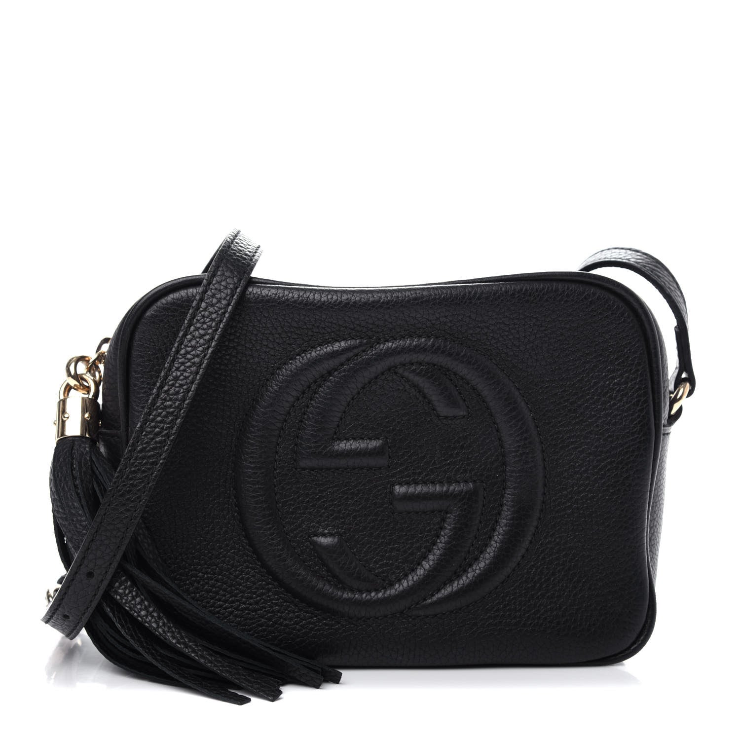 Gucci Pebbled Calfskin Small Soho Disco Bag Black 1 of 10