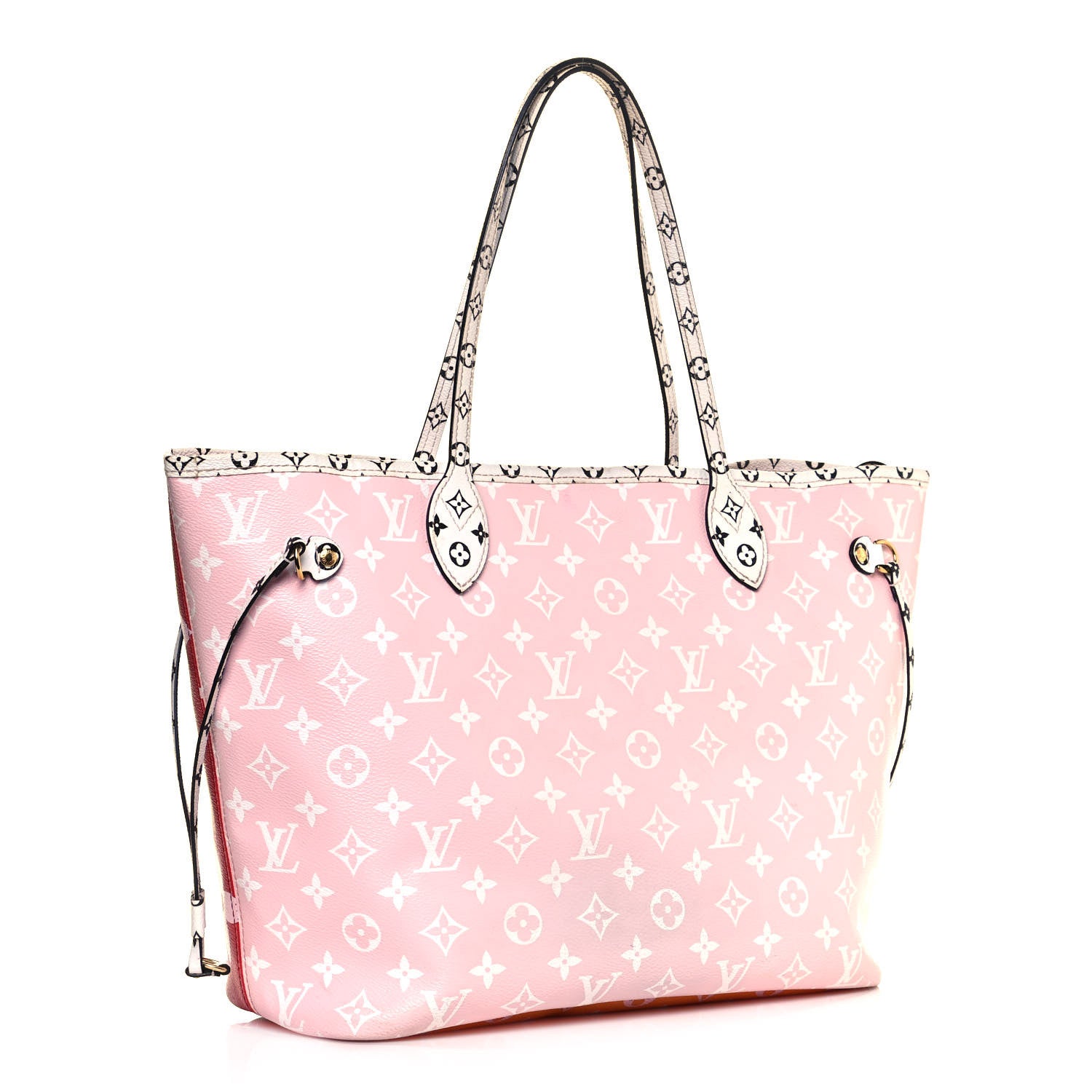 Louis Vuitton Monogram Giant Neverfull MM Rouge 3 of 11