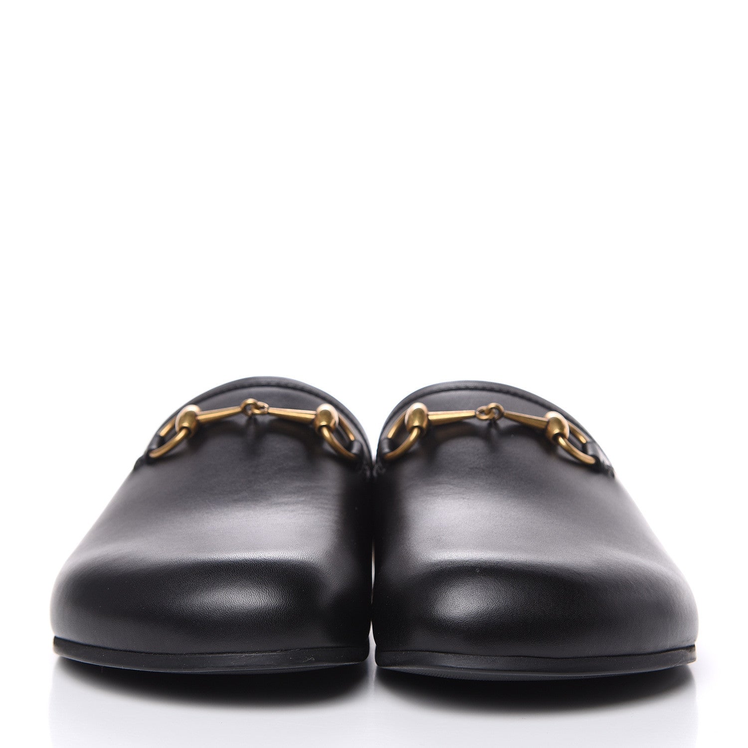 Gucci Calfskin Mens Horsebit River Slippers 10 Black 2 of 9