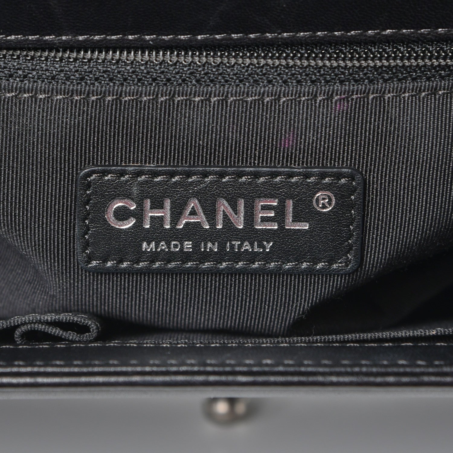 Chanel Lambskin Quilted New Medium Boy Flap Black 7 of 8