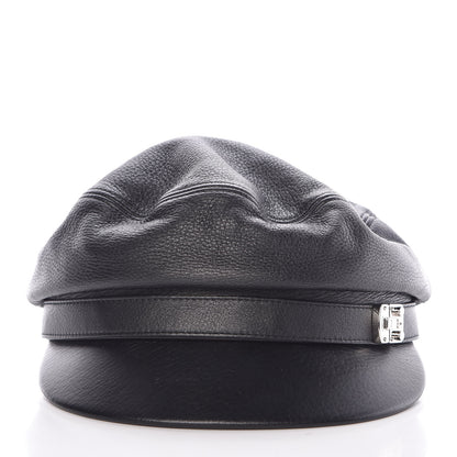 Gucci Calfskin Cellarius Hat M Black 3 of 6