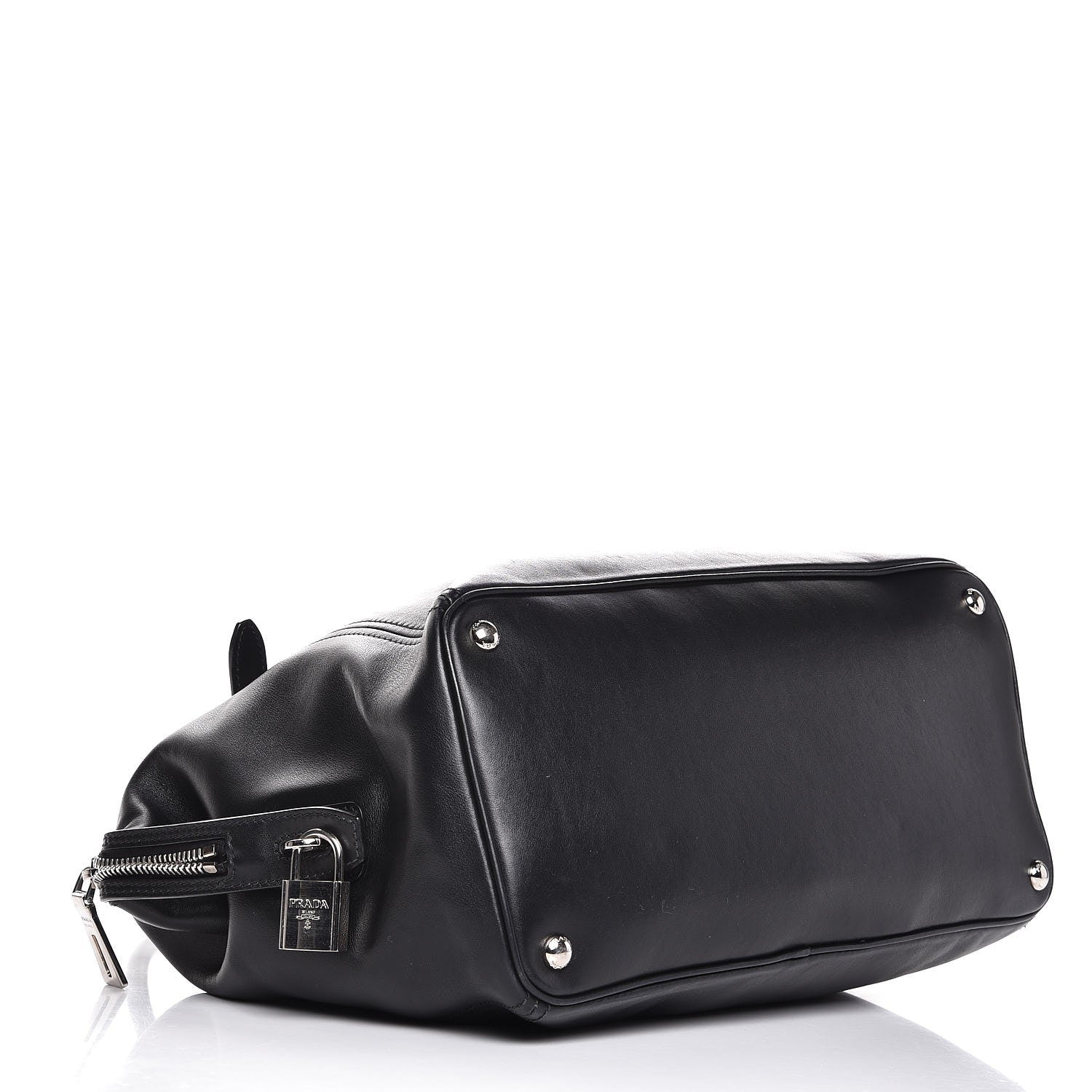 Prada Soft Calf Large Satchel Nero Black 4 of 13