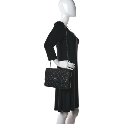Chanel Caviar Quilted Flap With Chain Blue 2 of 11