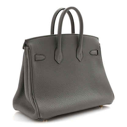 Hermes Togo Birkin 25 Gris Meyer 3 of 10