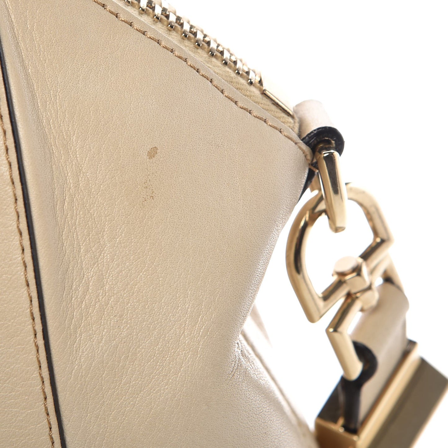 Calfskin Medium Bi-Color Antigona Cream Black