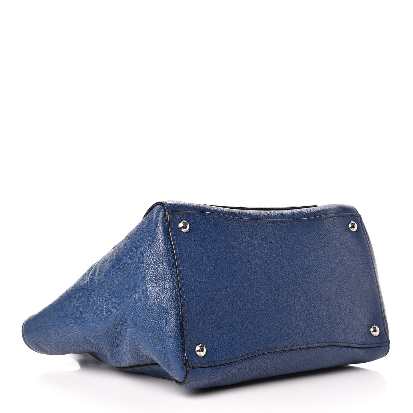 Vitello Phenix Shopping Tote Bluette