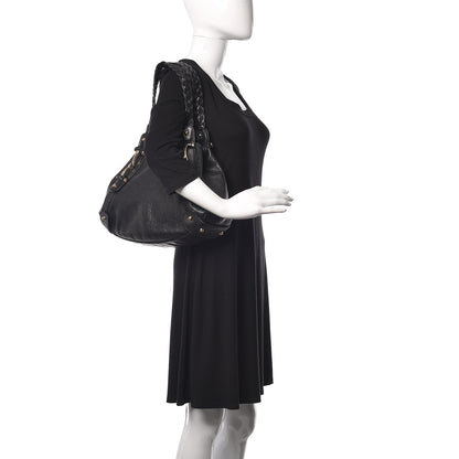 Gucci Guccissima Small Pelham Shoulder Bag Black 2 of 10