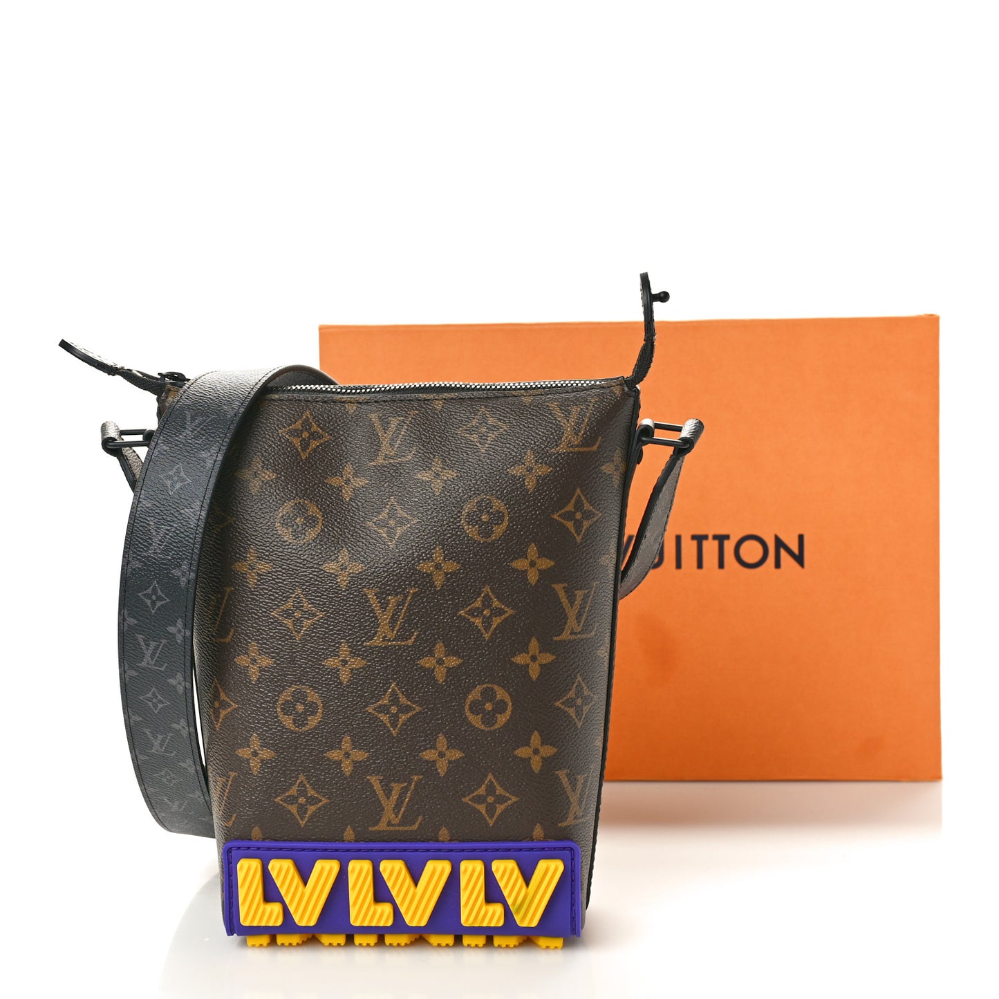 Monogram LV Rubber Cruiser Messenger Multicolor