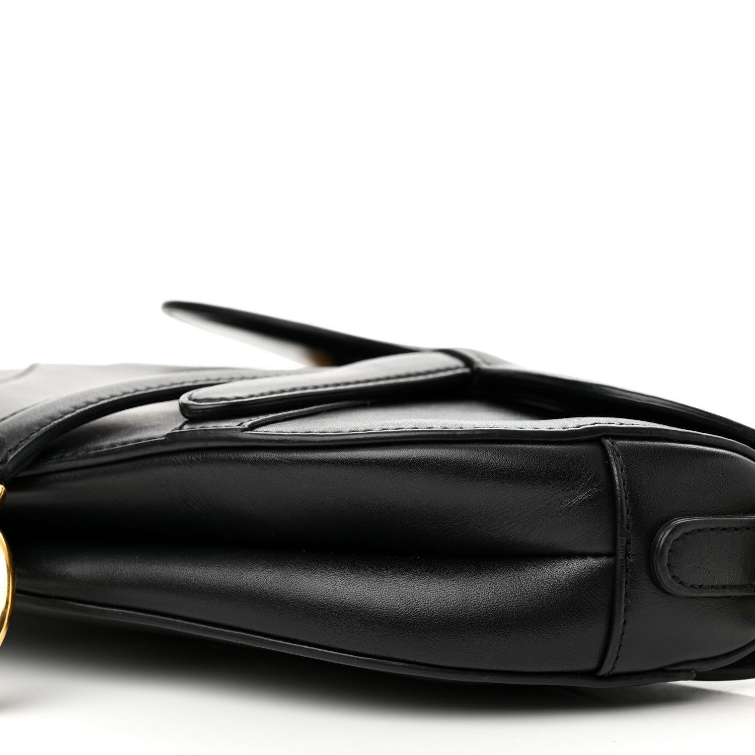 Christian Dior Calfskin Mini Saddle Bag Black 8 of 8