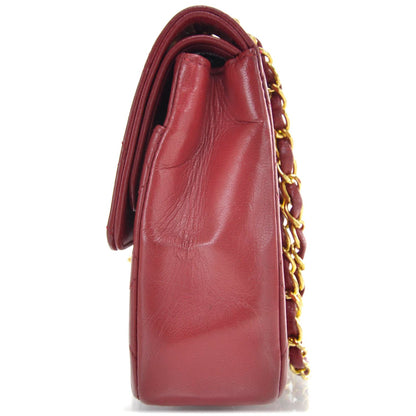 Chanel Lambskin Quilted Medium Double Flap Red 4 of 11