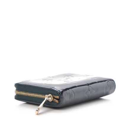 Louis Vuitton Vernis Zippy Coin Purse Blue Nuit 4 of 9