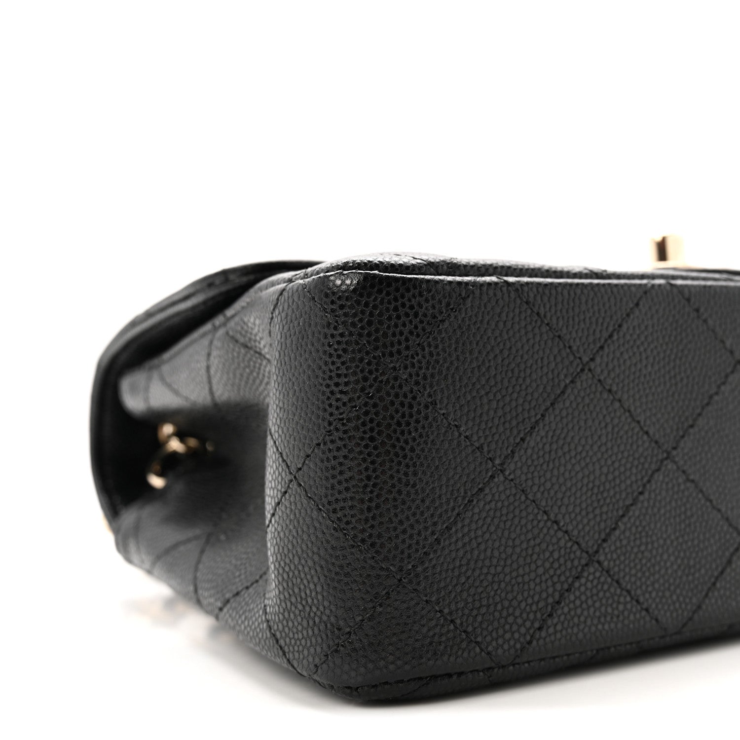 Chanel Caviar Quilted Mini Rectangular Flap Black 9 of 11
