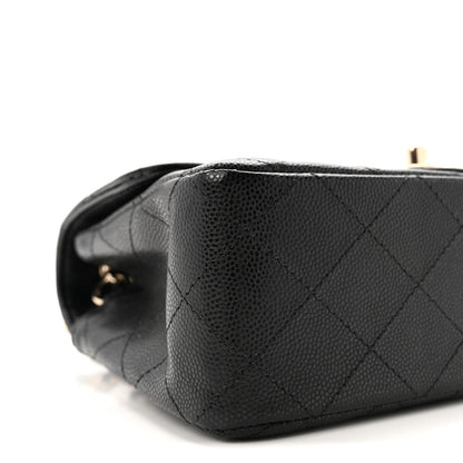Chanel Caviar Quilted Mini Rectangular Flap Black 9 of 11