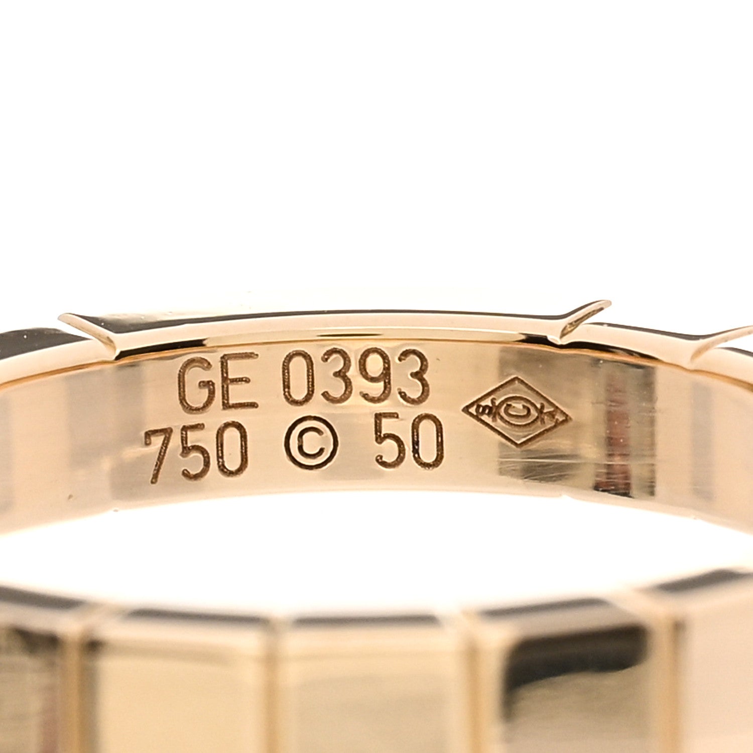 Cartier 18K Yellow Gold Lanieres Ring 50 5.25 4 of 4