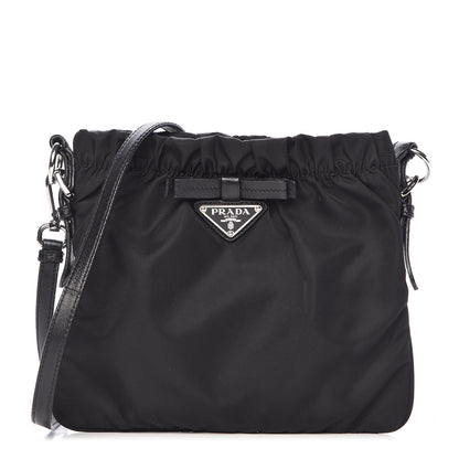 Prada Tessuto Nylon Crossbody Bag Black 1 of 12