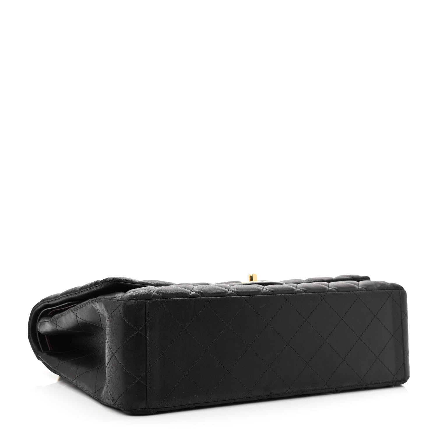 Chanel Lambskin Quilted Maxi Double Flap Black 4 of 19