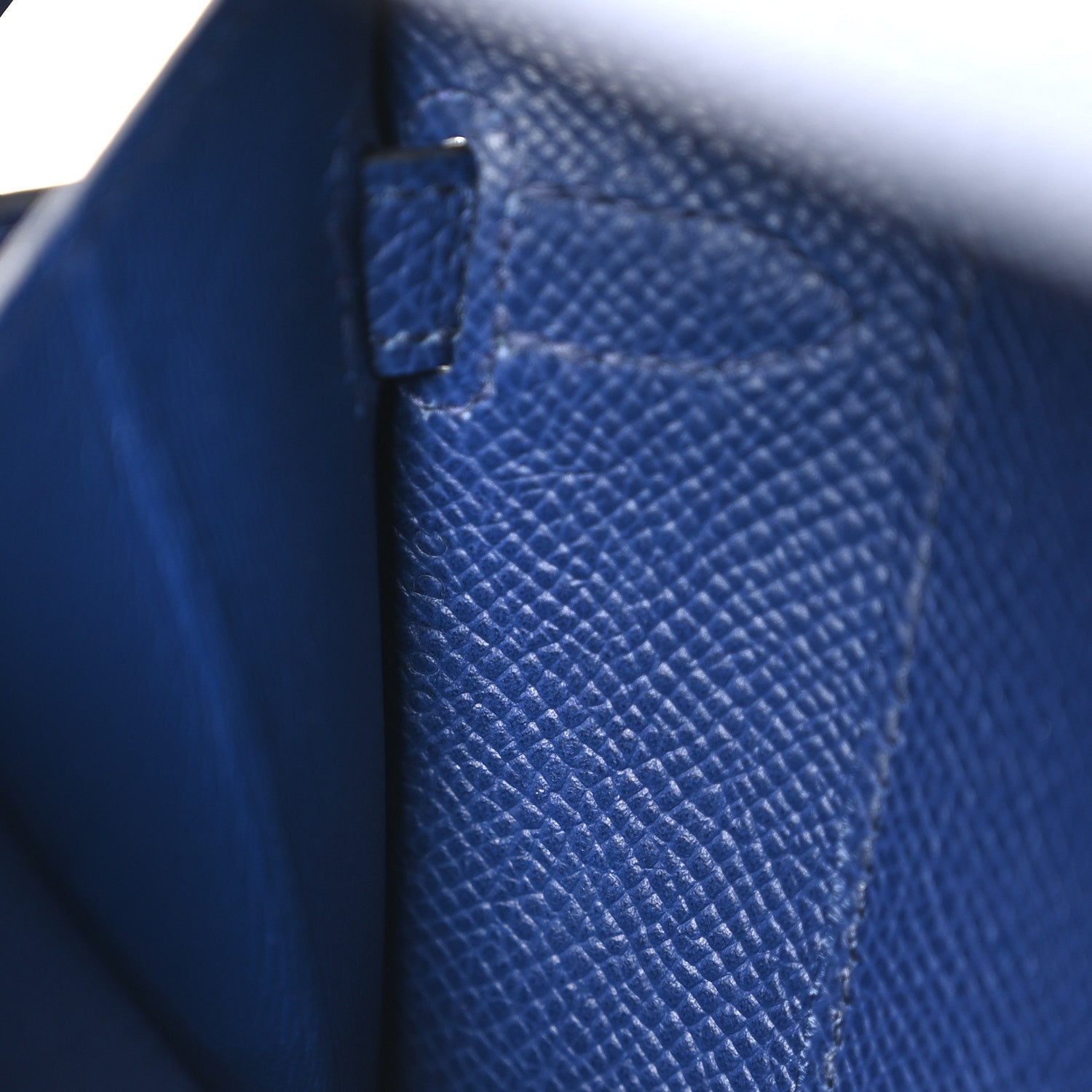 Hermes Epsom Kelly Wallet To Go Bleu Glacier Bleu Saphir 6 of 12