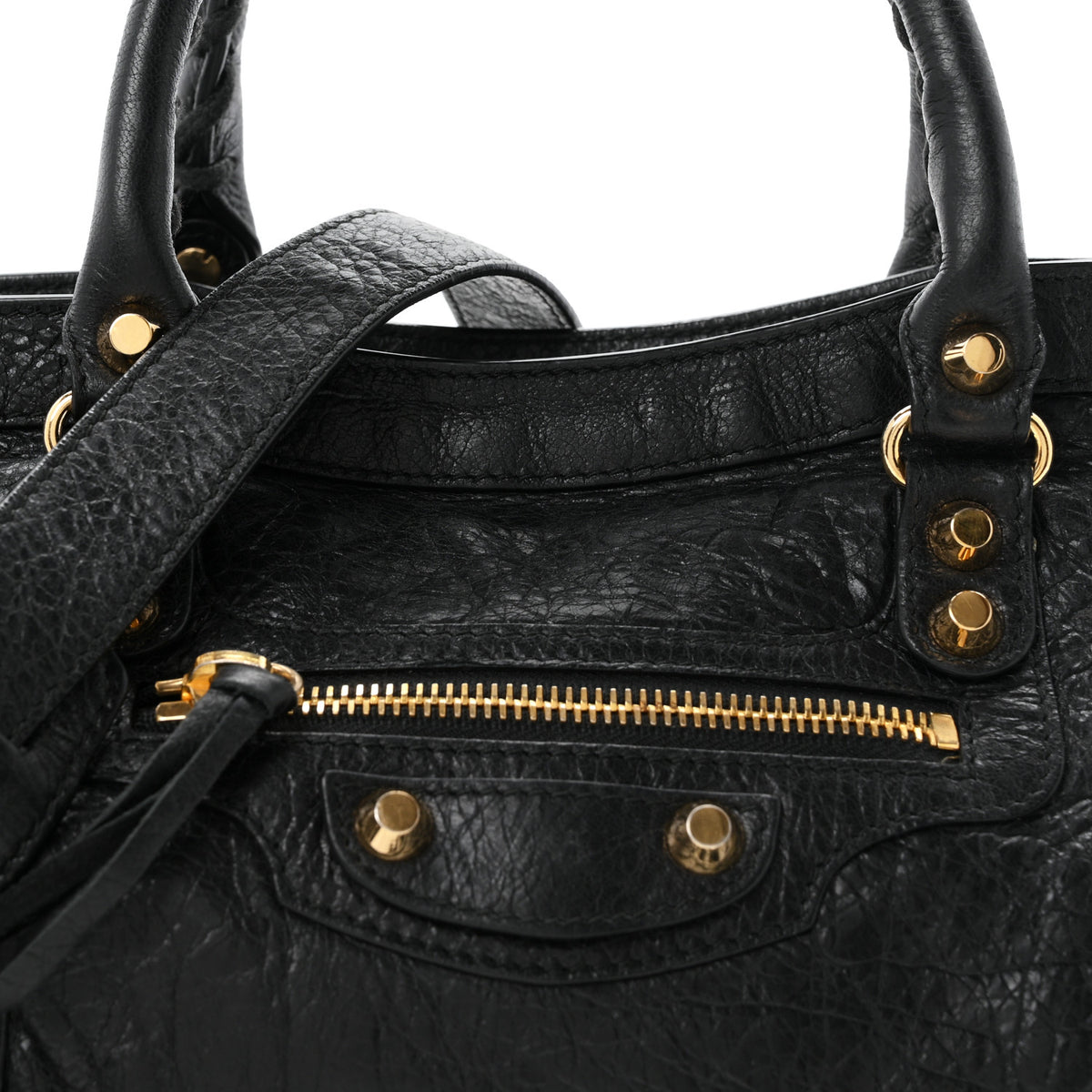 Balenciaga Agneau Classic Gold Hardware S City Black 14 of 19