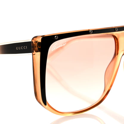 Gucci Studded Shield Sunglasses GG 3705/S Orange 7 of 7
